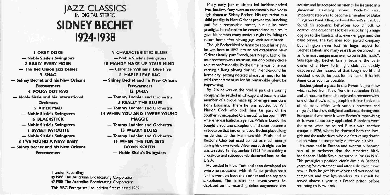 Middle of cover of BBCCD700